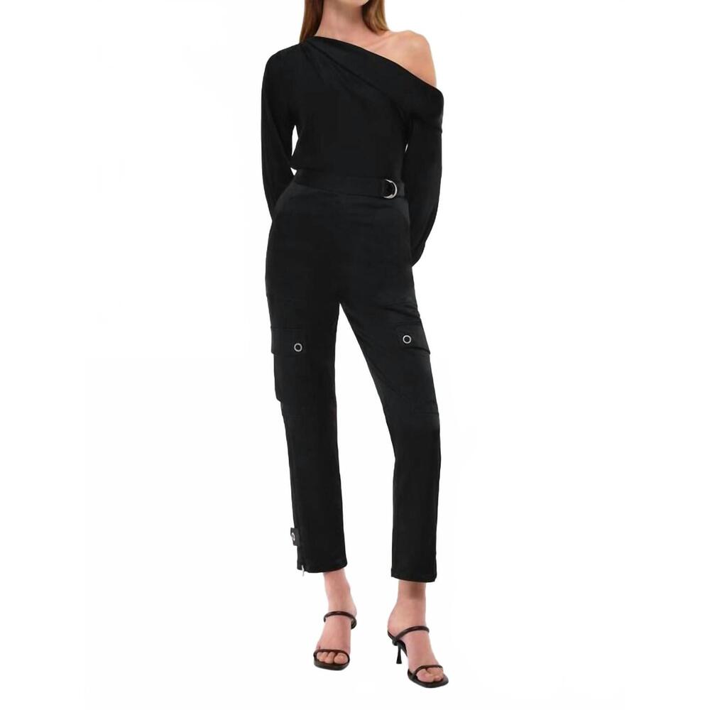NEW SIMKHAI carolina utility pants in black - Picture 4 of 6